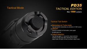 Fenix PD35 - Tactical - Negru